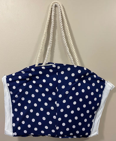 HandBags: Hold All Tote- Classic Blue