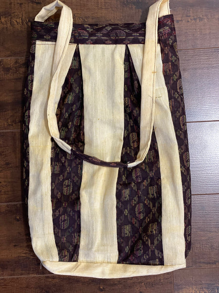 HandBags: Ethnic Beige Shopping Bag